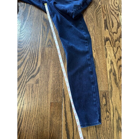 Spanx Jean-ish Denim Jogging Leggings Womens Small Dark Wash Pull On Stretch - Picture 9 of 9